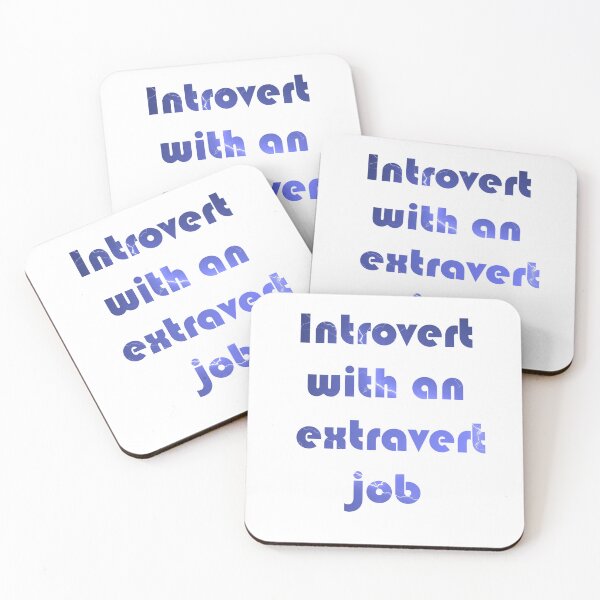 Item preview, Introvert with an Extravert job designed and sold by Lizvole.