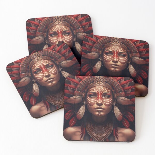 Item preview, Amerindian portrait designed and sold by GabrielMadrasse.