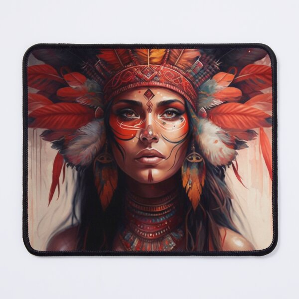 Item preview, Amerindian portrait designed and sold by GabrielMadrasse.
