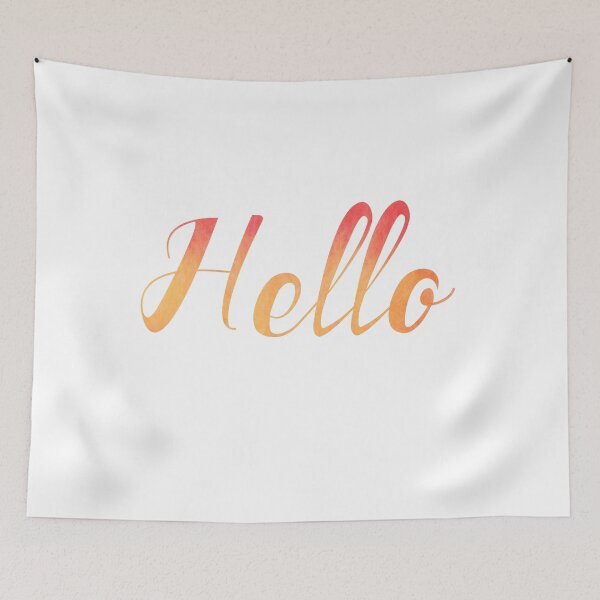 Item preview, hello designed and sold by ColibriArt.