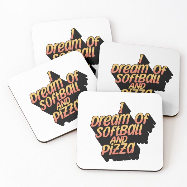 Item preview, I Dream Of Softball And Pizza designed and sold by LionRoxTee.