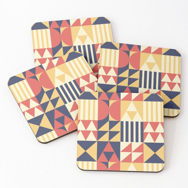 Item preview, Geometric shapes pattern III designed and sold by OddlyInk.