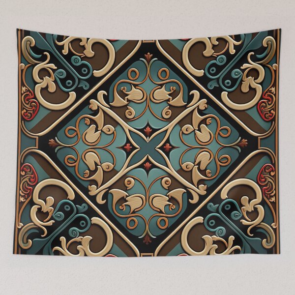 Item preview, Ornamental Plaid Pattern designed and sold by Juliascutecornr.