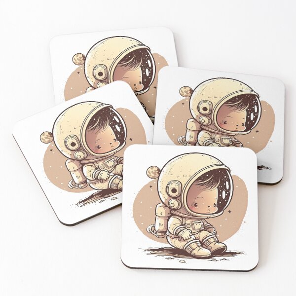 Item preview, cute little astronout designed and sold by ffkj09.