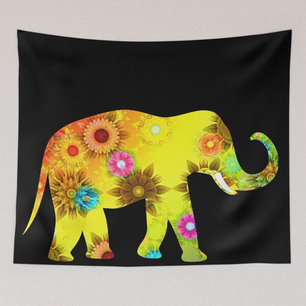 Item preview, Colorful elephant, abstract designed and sold by zeljana0504.
