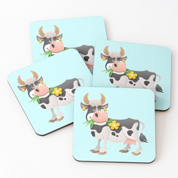 Item preview, Funny Moo Cow Print - For a farmer, for a vet, for a child, cartoon cow decorating print. designed and sold by Wentoo.