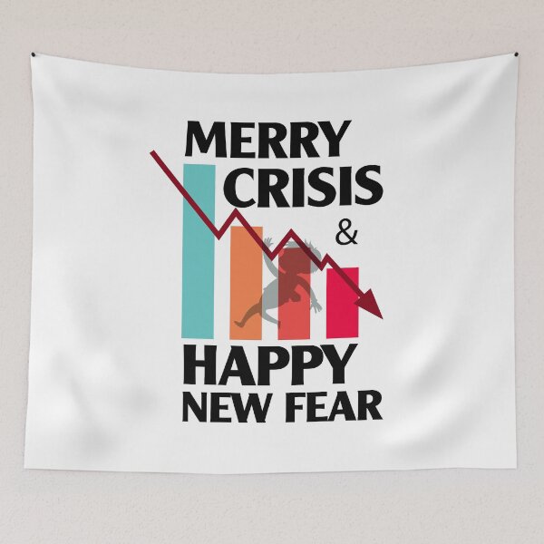 Item preview, Merry Crisis And Happy New Fear designed and sold by smallcatvn.