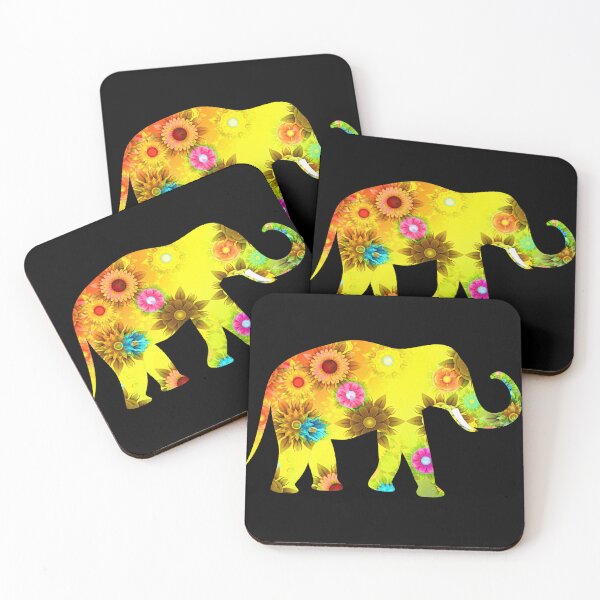 Item preview, Colorful elephant, abstract designed and sold by zeljana0504.