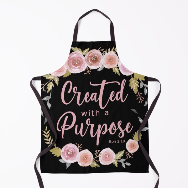 Item preview, Created with a Purpose - Pink Roses Light Blush Text designed and sold by amazingjoy.