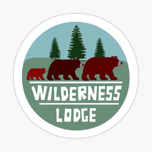 Wilderness Lodge Sticker