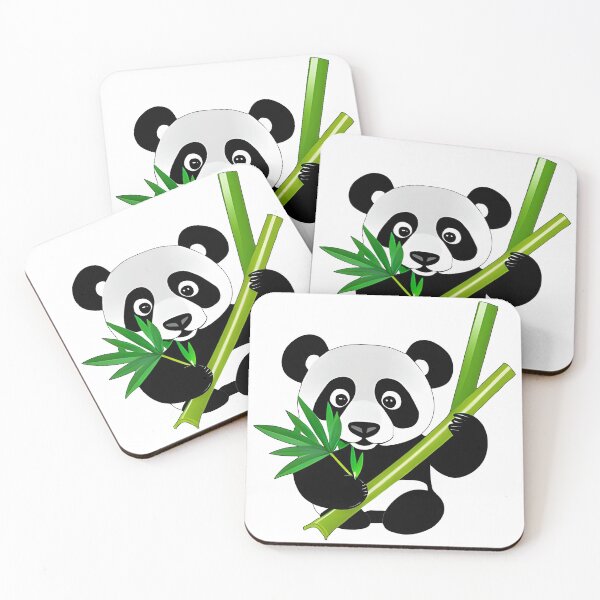 Item preview, Panpan the Panda Eating Bamboo designed and sold by RollzArt.