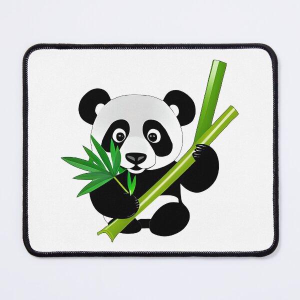 Item preview, Panpan the Panda Eating Bamboo designed and sold by RollzArt.