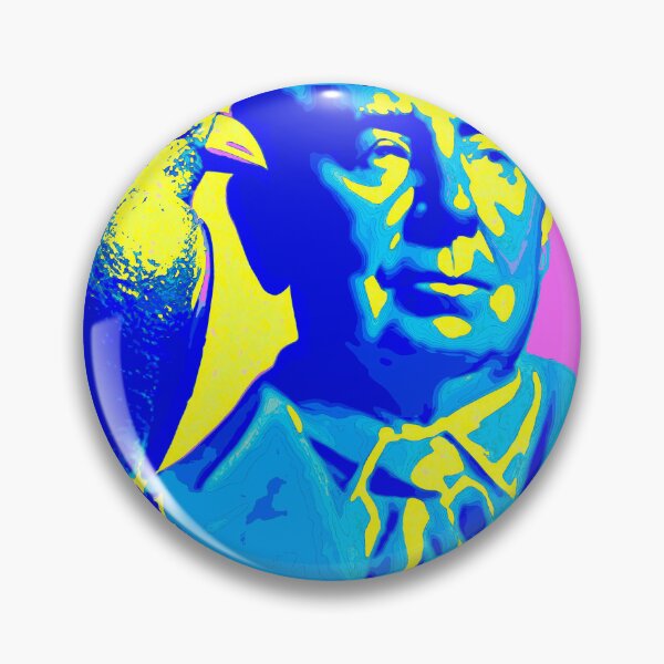 Item preview, PORTRAIT ILLUSTRATION OF ALFRED HITCHCOCK IN BIRDS - ALFRED HITCHCOCK - THE KING OF SUSPENSE - THE MOVIE "THE BIRDS". designed and sold by Ralek.