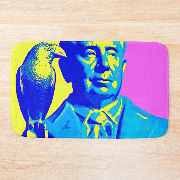 Item preview, PORTRAIT ILLUSTRATION OF ALFRED HITCHCOCK IN BIRDS - ALFRED HITCHCOCK - THE KING OF SUSPENSE - THE MOVIE "THE BIRDS". designed and sold by Ralek.