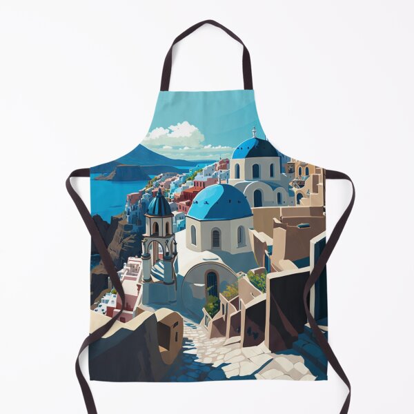 Item preview, santorini illustration designed and sold by GabrielMadrasse.