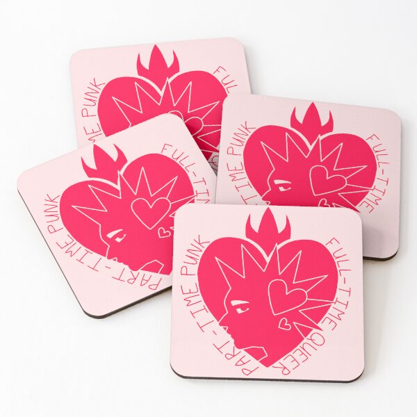 Item preview, Part-Time Punk, Full-Time Queer Heart designed and sold by Finn van Cappelle.