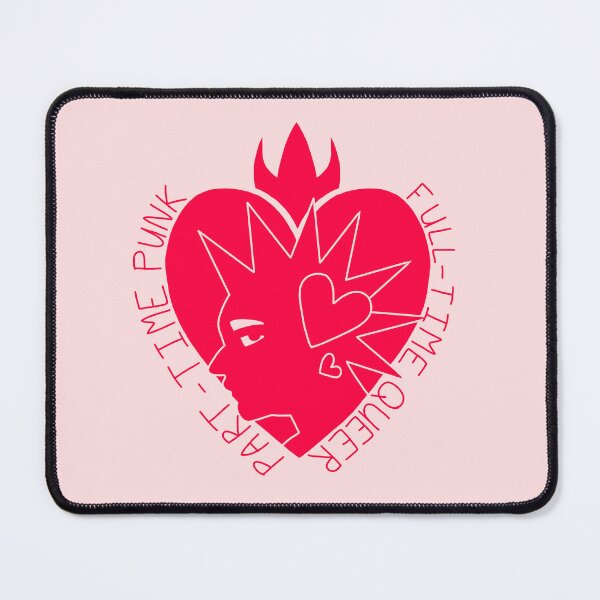 Item preview, Part-Time Punk, Full-Time Queer Heart designed and sold by Finn van Cappelle.