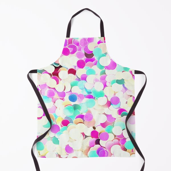 Item preview, Abstract Confetti Sequins - Aqua, Pink designed and sold by asurtiumgreen.