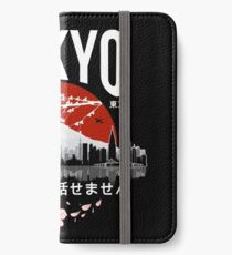 Vinilo o funda para iPhone Tokio - 'No hablo japonés': versión blanca
