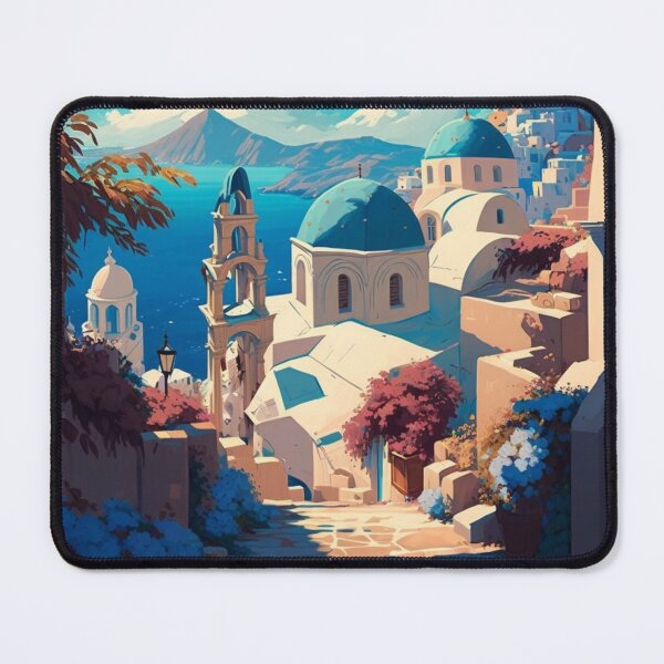 Item preview, santorini illustration designed and sold by GabrielMadrasse.