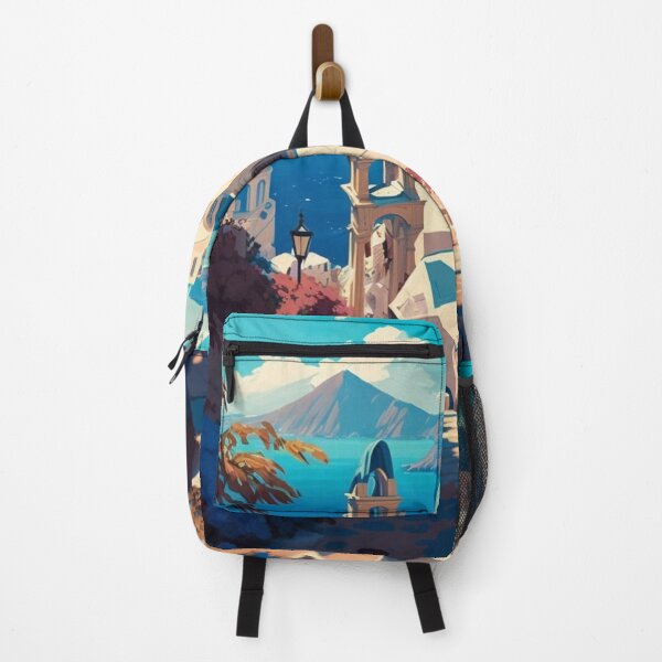 Item preview, santorini illustration designed and sold by GabrielMadrasse.