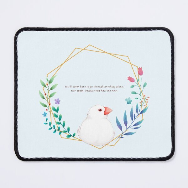Item preview, wreath white java sparrow designed and sold by dreamhugo.