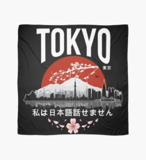 Tokyo - 'I don't speak Japanese': White Version Scarf