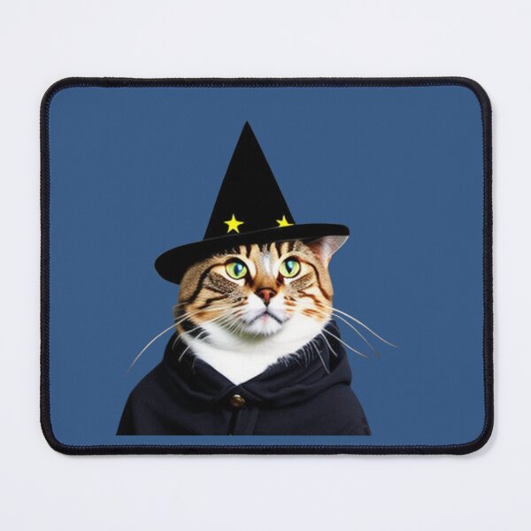 Item preview, Cute Cat With Wizard Hat designed and sold by AlpacaSmokes.