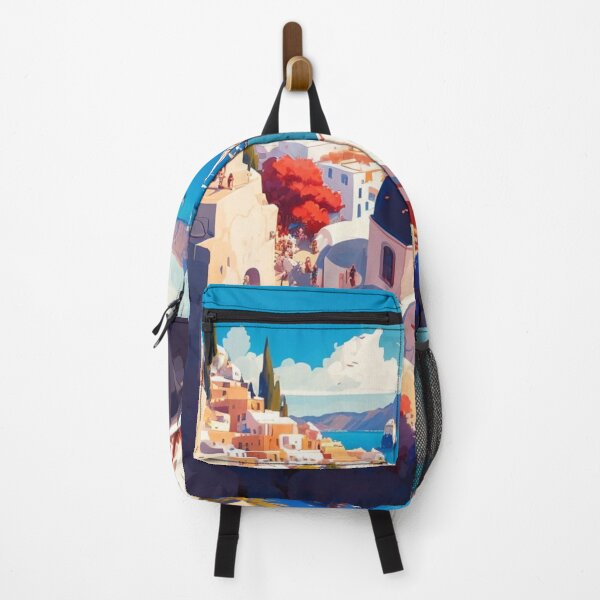 Item preview, santorini illustration designed and sold by GabrielMadrasse.