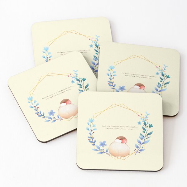 Item preview, wreath red java sparrow designed and sold by dreamhugo.
