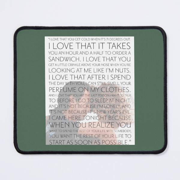 Item preview, When Harry met Sally NYE Quote designed and sold by KatlynBotsford.