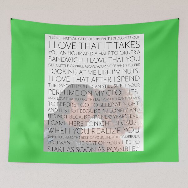 Item preview, When Harry met Sally NYE Quote designed and sold by KatlynBotsford.