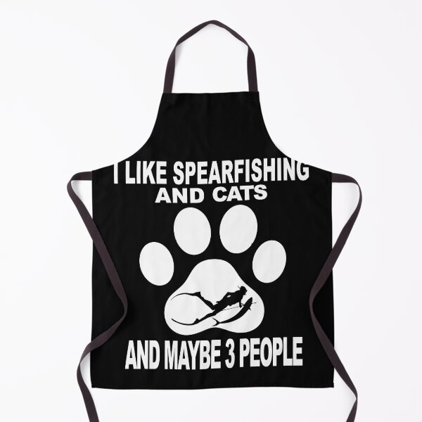 Item preview, Spearfishing and cats and maybe 3 people - funny gift idea for spearfishing and cat lovers in 2023 designed and sold by Live Today.