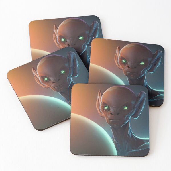 Item preview, Distant Worlds Alien Ambassador designed and sold by Ink Art Design.