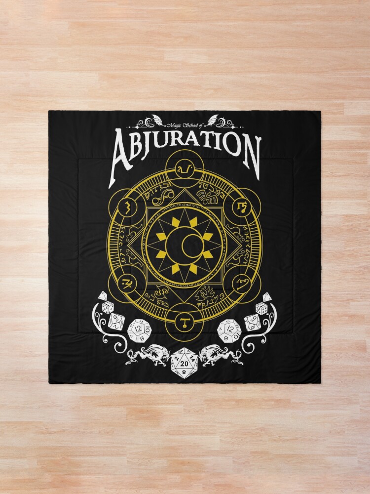 Alternate view of Abjuration - RPG Magic School Series : White Comforter