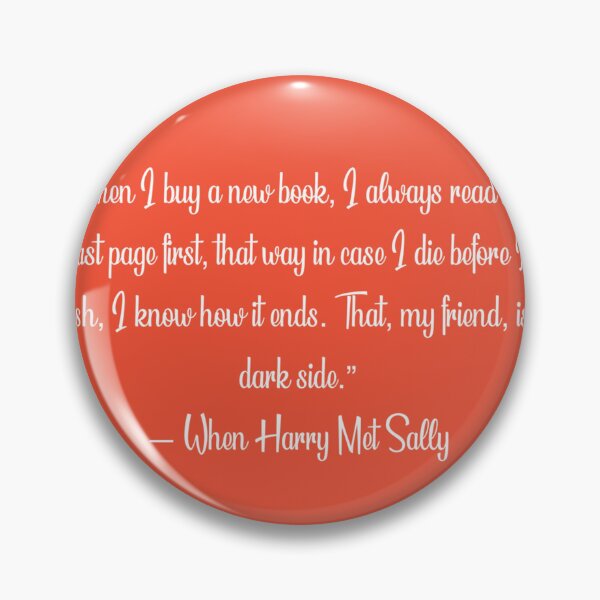 Item preview, When Harry met sally quote designed and sold by KatlynBotsford.