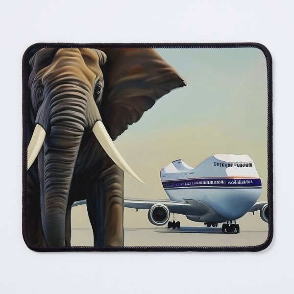 Item preview, Elephant Squashed Plane designed and sold by Steeshirts.