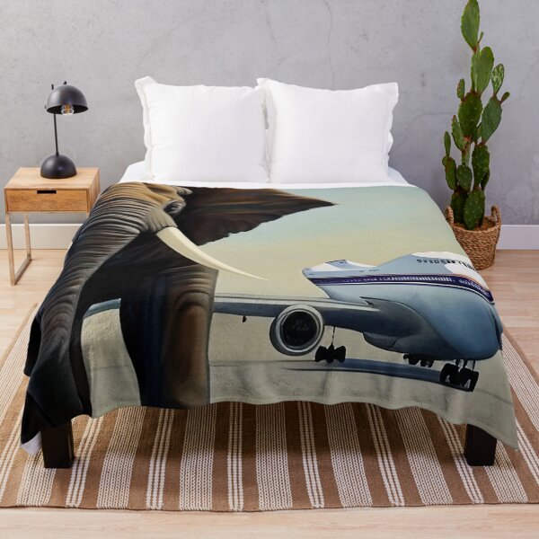 Item preview, Elephant Squashed Plane designed and sold by Steeshirts.