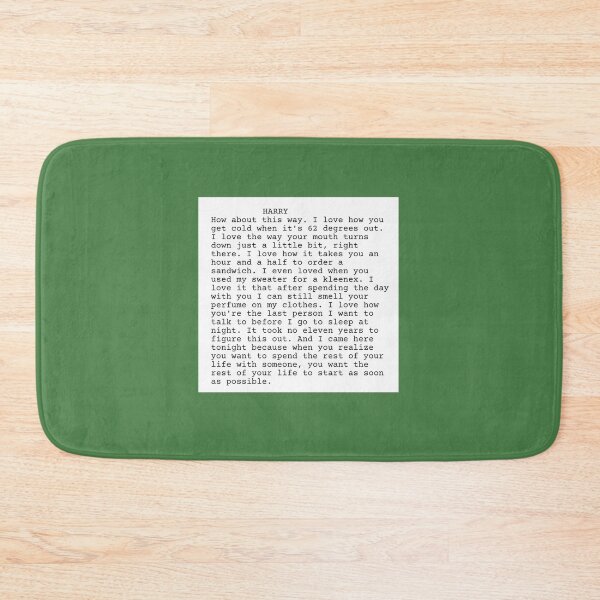 Item preview, When Harry Met Sally Quote designed and sold by KatlynBotsford.