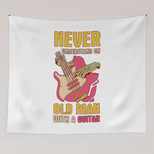 Item preview, Never Understand On Old Man With a Guitar designed and sold by jie lin.