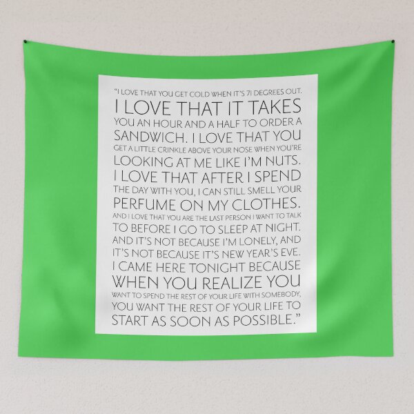 Item preview, When Harry met Sally quote designed and sold by KatlynBotsford.