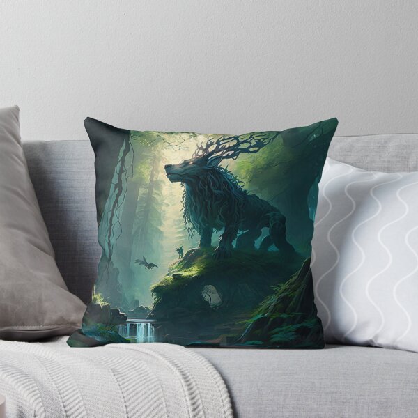 Aperçu de l'œuvre Forêt Fantastique - Monde Fantastique créée et vendue par Stickeropium.