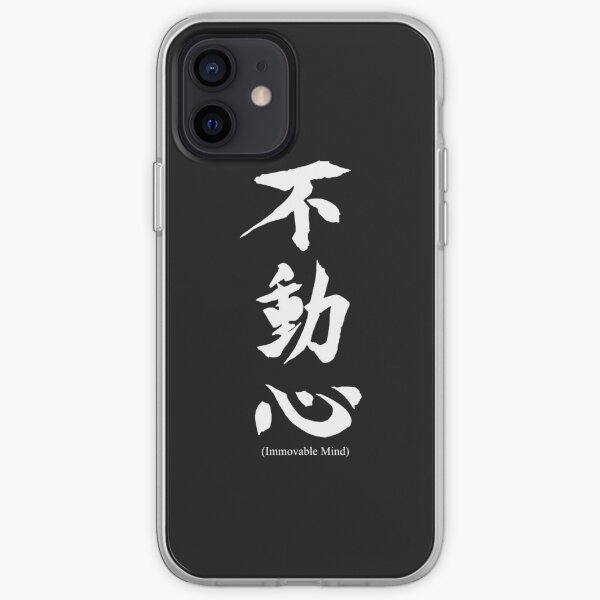 Fudoshin Japanese Kanji Meaning Immovable Mind iPhone Soft Case