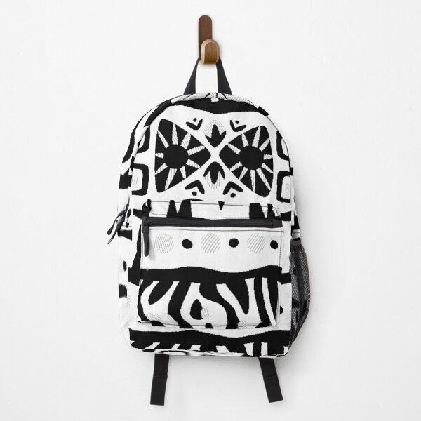 Item preview, Tribal Mudcloth Style Pattern in Black and White designed and sold by SoccaTamam.
