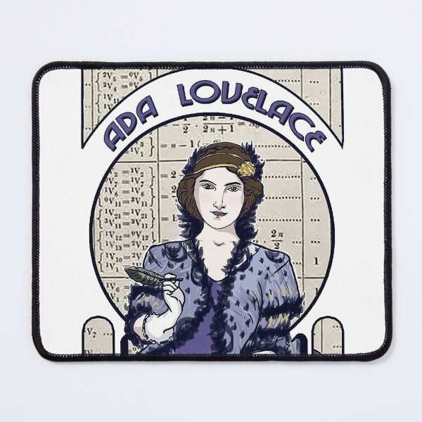 Item preview, Our Lady of Algorithms, Ada Lovelace designed and sold by Nosynonym.