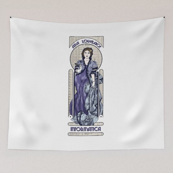 Item preview, Our Lady of Algorithms, Ada Lovelace designed and sold by Nosynonym.