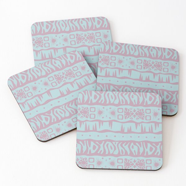 Item preview,  African Tribal Mudcloth Style Pattern in Pastel Colors designed and sold by SoccaTamam.