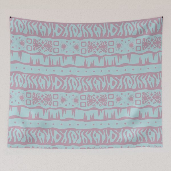 Item preview,  African Tribal Mudcloth Style Pattern in Pastel Colors designed and sold by SoccaTamam.