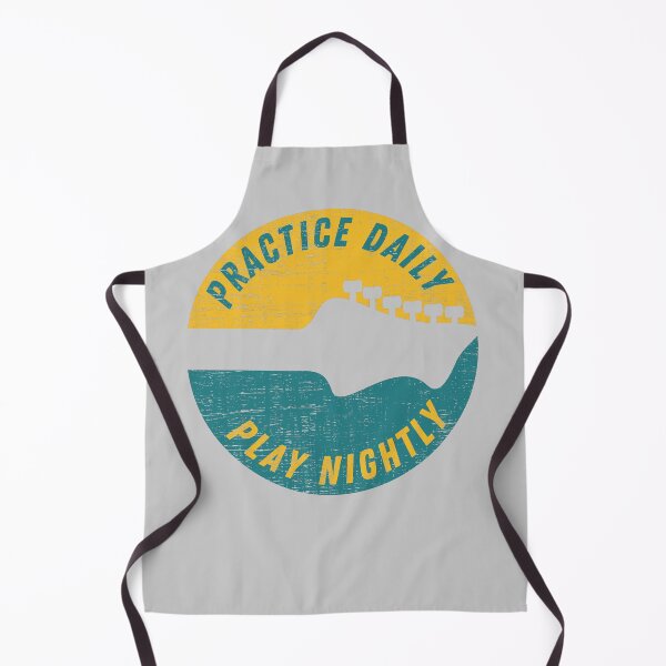 Item preview, Practice Daily Play Nightly Guitar, music and plectrum lover retro vintage designed and sold by facePale.