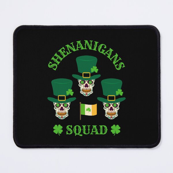Item preview, Funny Saint Patrick's Day Shenanigans Sugarskulls Squad designed and sold by EileenTheArt.
